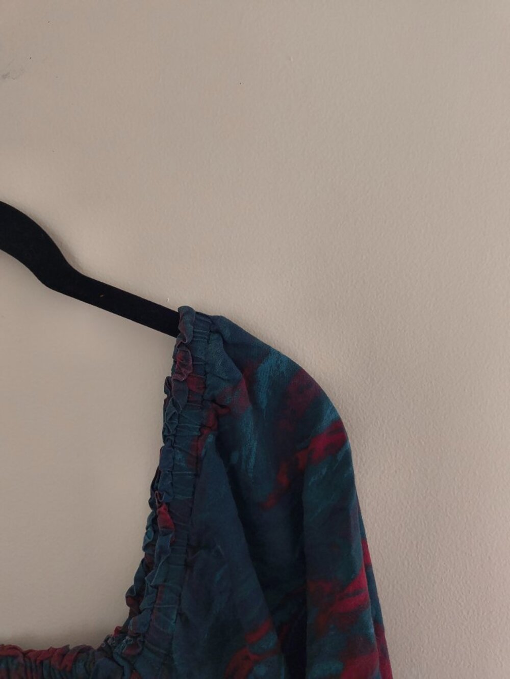 Teal and Red Terra & Sky Blouse